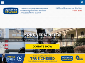 'misaskim.org' screenshot