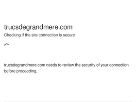 'trucsdegrandmere.com' screenshot