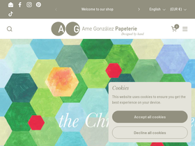 ame-gonzalez.com homepage screenshot
