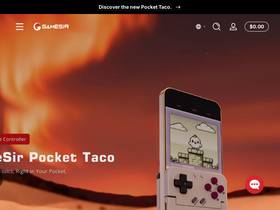 Gamesir website screenshot