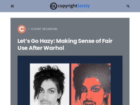 'copyrightlately.com' screenshot