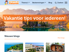 'galekkeropvakantie.nl' screenshot