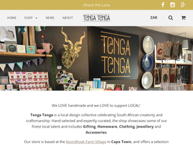 tengatenga.co.za homepage screenshot