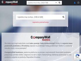 'companywall.hr' screenshot