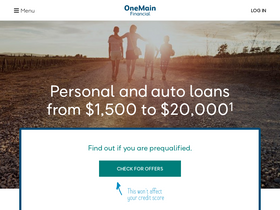 'onemainfinancial.com' screenshot