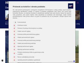 'hrtprikazuje.hrt.hr' screenshot