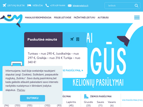 'makalius.lt' screenshot