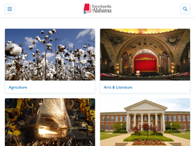 'encyclopediaofalabama.org' screenshot