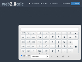 '0calc.com' screenshot