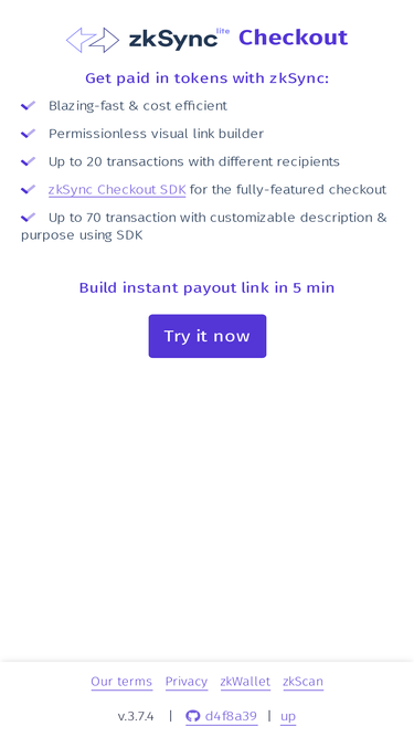 checkout.zksync.io