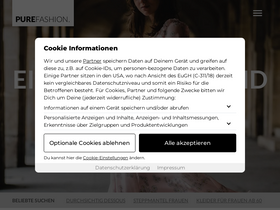 'purefashion.de' screenshot