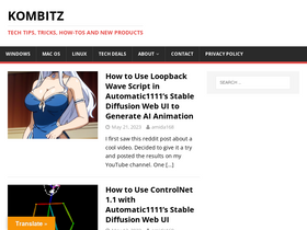 'kombitz.com' screenshot