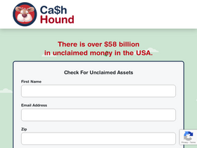 'cash-hound.com' screenshot