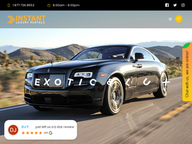 'instantluxuryrentals.com' screenshot
