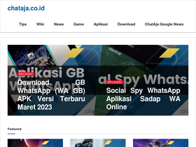 'chataja.co.id' screenshot