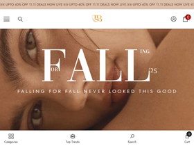 The Treasure Box homepage screenshot