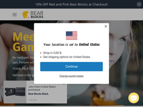 bearblocks.com homepage screenshot