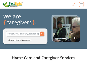 'firstlighthomecare.com' screenshot