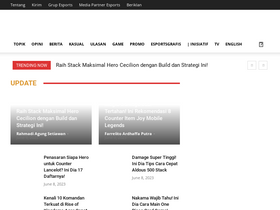 'esportsnesia.com' screenshot