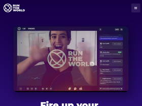 'runtheworld.today' screenshot