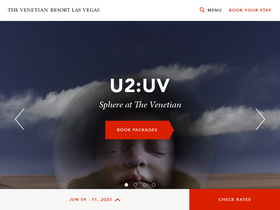 'venetianlasvegas.com' screenshot