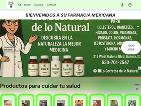 lossecretosdelonatural.com homepage screenshot
