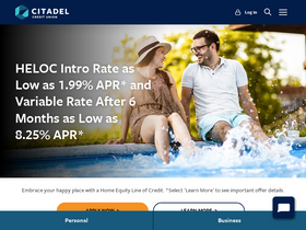 'citadelbanking.com' screenshot