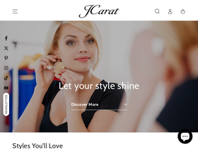 JCarat homepage screenshot