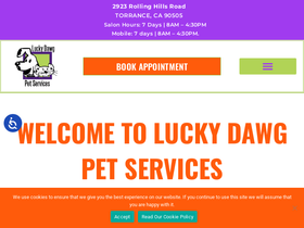 luckydawgsalongrooming.com