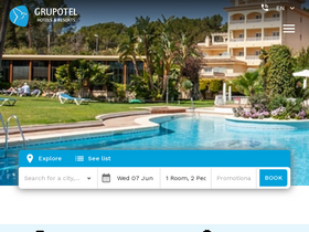 'grupotel.com' screenshot