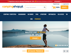 'campingshop.pl' screenshot
