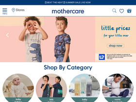 'mothercare.in' screenshot