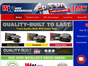 'imcparts.net' screenshot