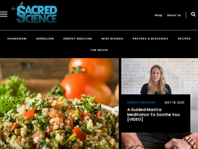 'thesacredscience.com' screenshot
