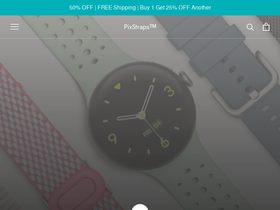 pixstraps.com homepage screenshot