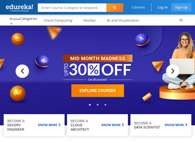 'edureka.co' screenshot