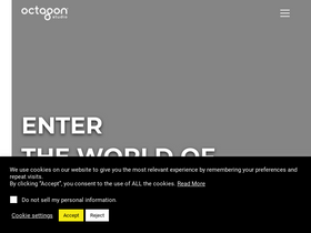 'octagon.studio' screenshot