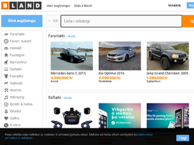 'bland.is' screenshot