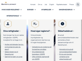 'datatilsynet.dk' screenshot