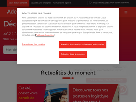 'adecco.fr' screenshot