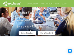 'exploros.com' screenshot