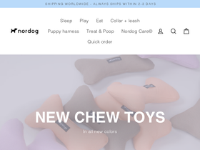 Nor Dog homepage screenshot