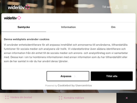 'widerlov.se' screenshot