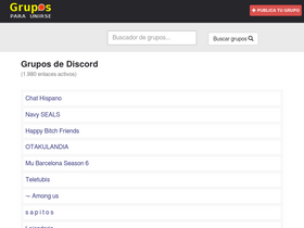 'gruposdiscord.com' screenshot