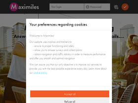 'maximiles.co.uk' screenshot