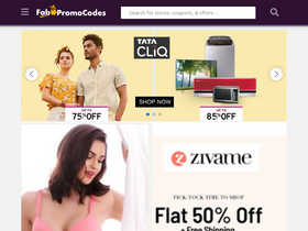 'fabpromocodes.in' screenshot