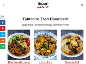 'ohsnapletseat.com' screenshot