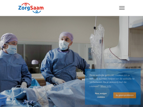 'zorgsaam.org' screenshot