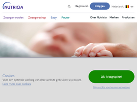 'nutriciababy.be' screenshot