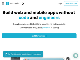 'zeroqode.com' screenshot
